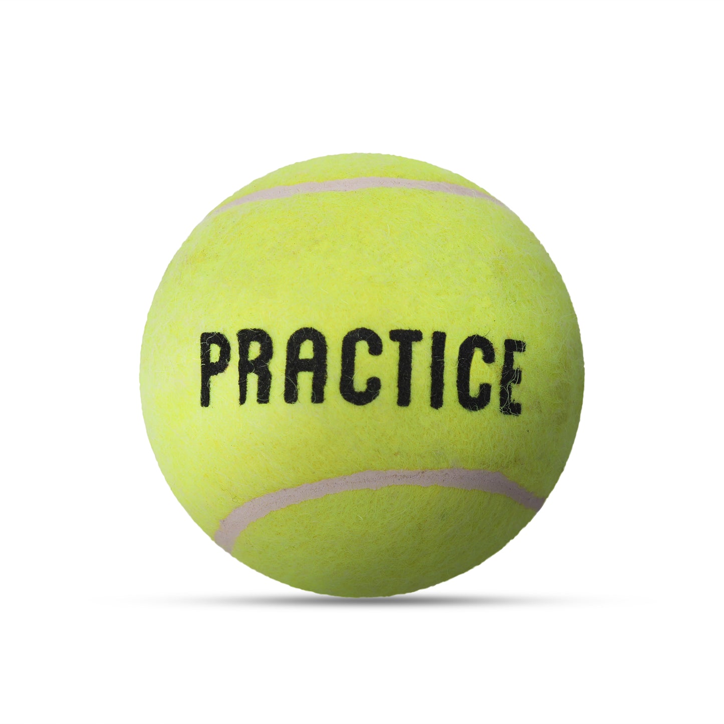 Tennis Cricket Ball Practice (Pack of 6) - Yellow