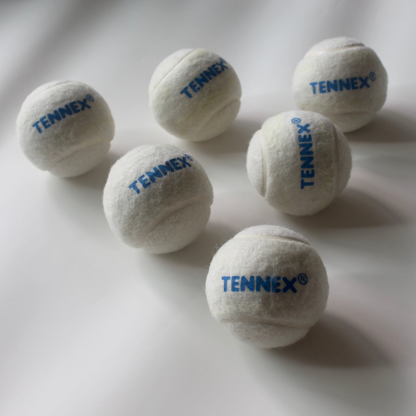 Cricket Tennis Ball Soft/Light Weight (Pack of 6) - Underarm Bowling
