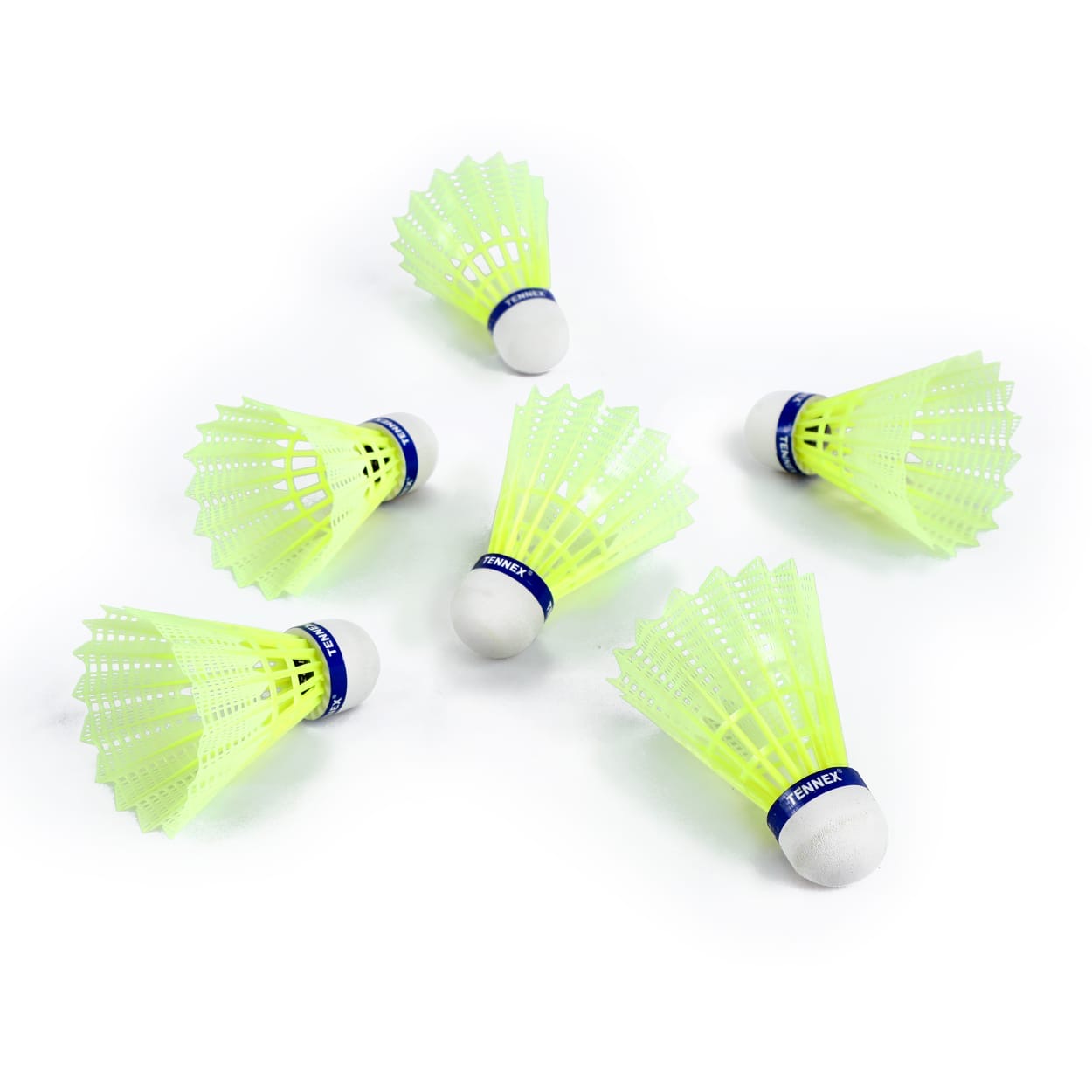 Badminton Nylon Shuttlecock (Pack of 6)