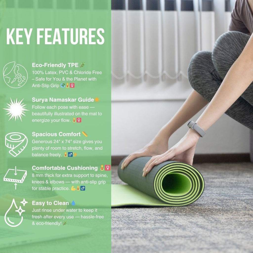 Yoga Mat T-333 - 8 mm