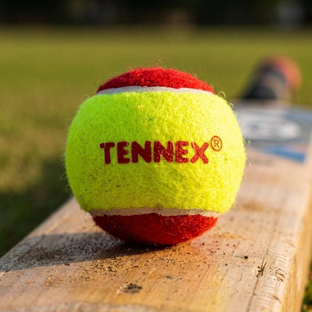 Cricket Tennis Ball Hard/Heavy Weight (Pack of 6) - Overarm Bowling