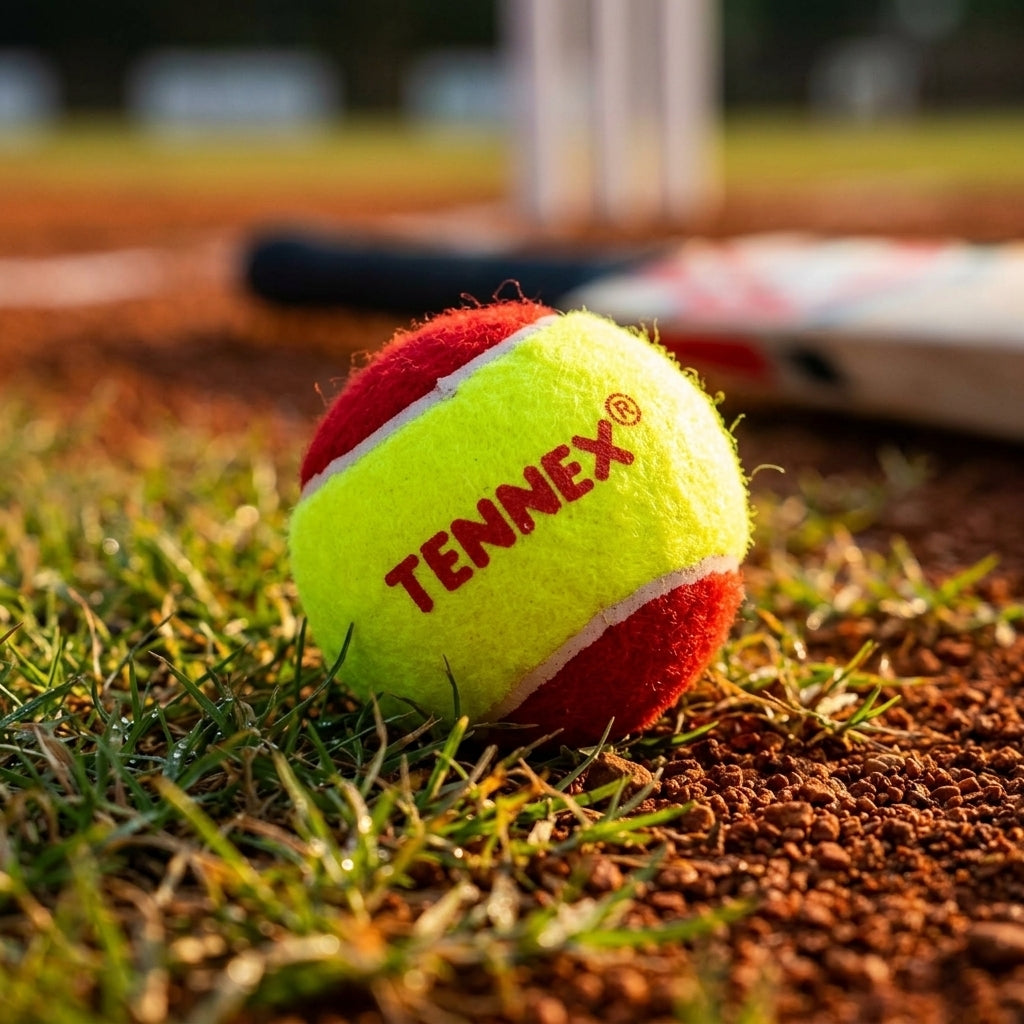 Cricket Tennis Ball Hard/Heavy Weight (Pack of 12) - Overarm Bowling
